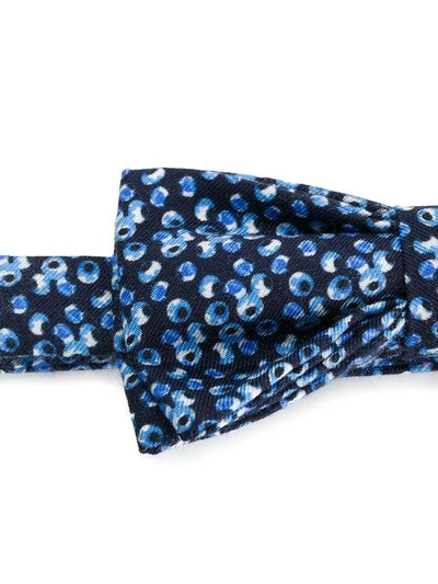 Shop Fefè Glamour Pochette Fefè Print Bow Tie - Blue