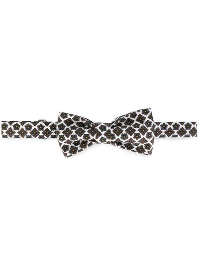 Shop Fefè Glamour Pochette Fefè Print Bow Tie - White