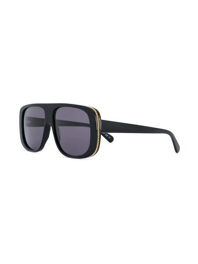 Shop Stella Mccartney Oversized Sunglasses In Black