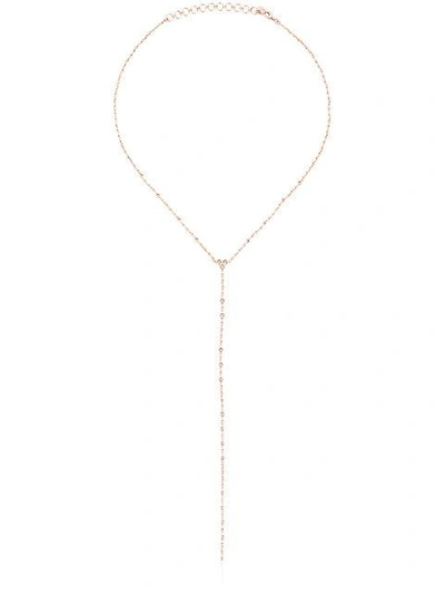 Shop Shay Diamond Station Y Necklace In Metallic