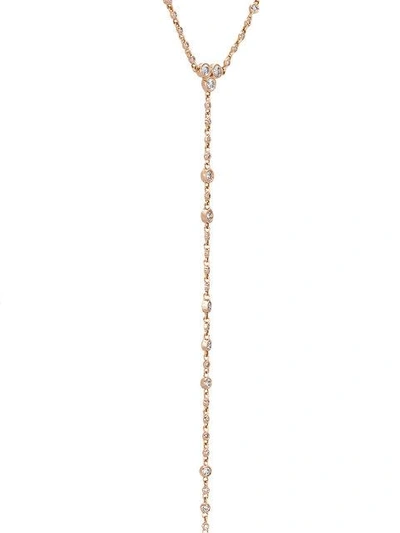 Shay Diamond Station Y Necklace In Metallic