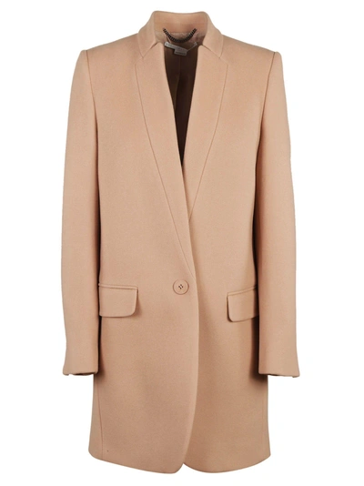 Shop Stella Mccartney Button Up Coat In Blush