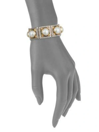 Shop Konstantino Aphrodite Freshwater Pearl, 18k Yellow Gold & Sterling Silver Slide Bracelet