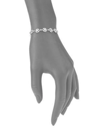Shop Adriana Orsini Clear Crystals & Silver Link Bracelet