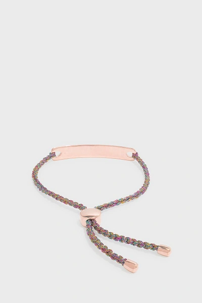 Monica Vinader Engravable Havana Friendship Bracelet In Metallic