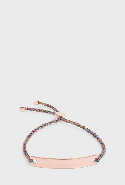 Shop Monica Vinader Havana Friendship Bracelet In Metallic