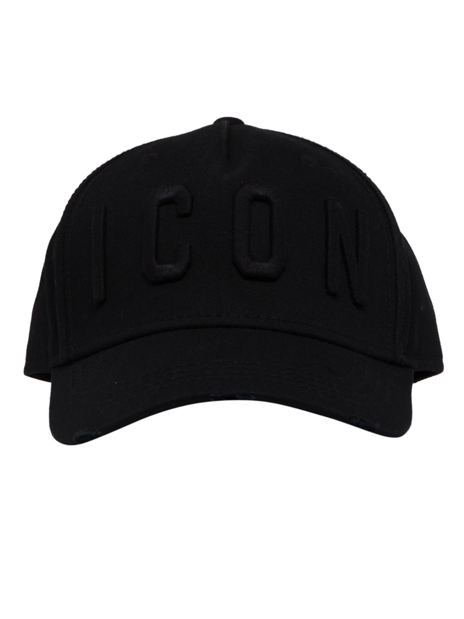 black dsquared cap