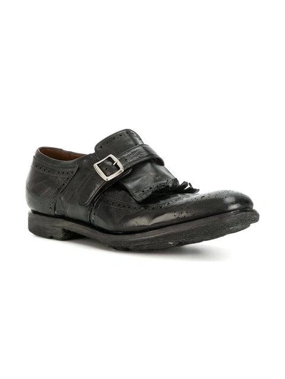 Church's Buckle Strap Brogues In Brown