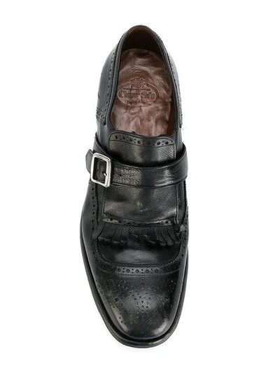 Church's Buckle Strap Brogues In Brown