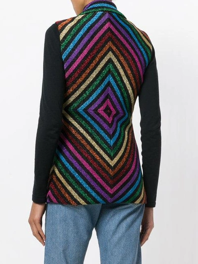 Shop Gucci Rainbow Waistcoat In Multicolour