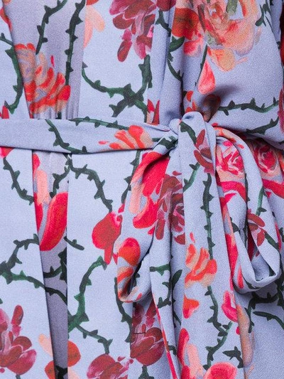 Shop Fleur Du Mal Haori Kimono - Unavailable In Smoke Floral