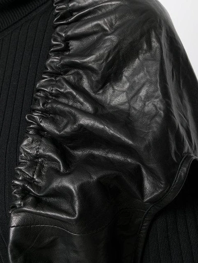 Shop Ann Demeulemeester Creased Detail Waistcoat - Black