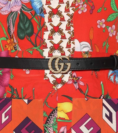 Gucci Leather Belt In Eero | ModeSens