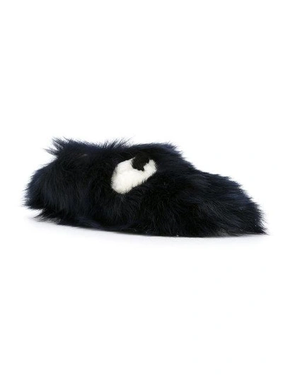 Shop Anya Hindmarch Eyes Creepers Slippers