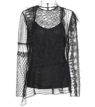 Shop 3.1 Phillip Lim / フィリップ リム Silk Lace Top In Black