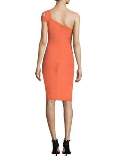 Shop Likely Packard Cut-out Shoulder Bodycon Dress In Apple Green