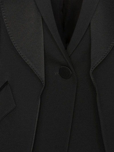 Shop Alexander Mcqueen Double Lapel Tailored Jacket In Black