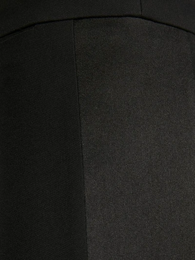 Shop Alexander Mcqueen Wool Silk Cigarette Pants In Black