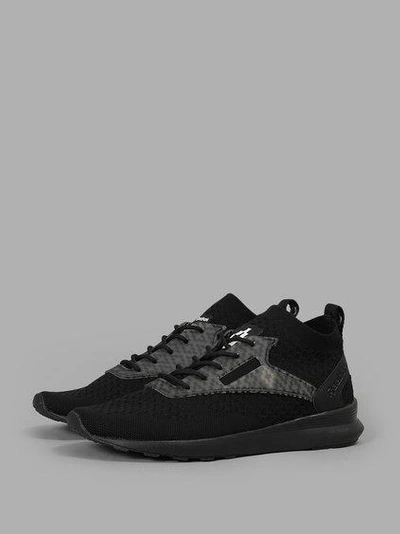 Shop Marcelo Burlon County Of Milan Marcelo Burlon X Reebok Women's Black Zoku Sneakers In In Collaboration With Reebok