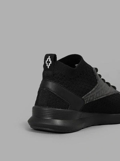Shop Marcelo Burlon County Of Milan Marcelo Burlon X Reebok Women's Black Zoku Sneakers In In Collaboration With Reebok
