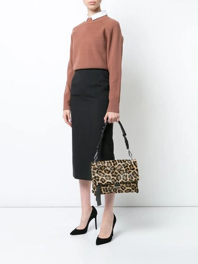 Shop N°21 Leopard Print Shoulder Bag