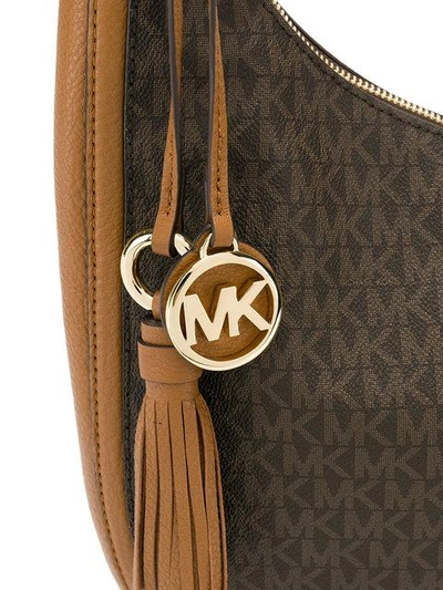 Shop Michael Michael Kors Lydia Shoulder Bag In Brown