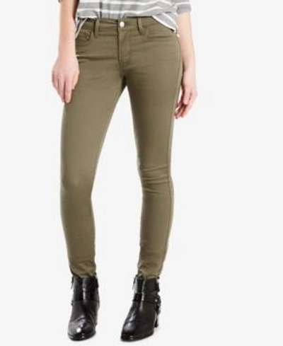 Shop Levi's 710 Super Skinny Colored Jeans In Soft Kalamata