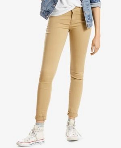 Shop Levi's 710 Super Skinny Colored Jeans In Soft Harvest