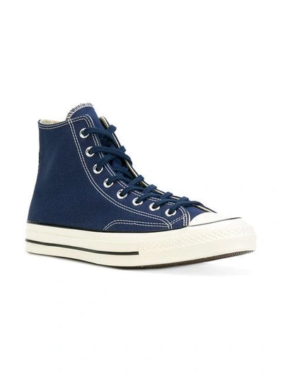 Shop Converse Classic High-top Sneakers In Blue