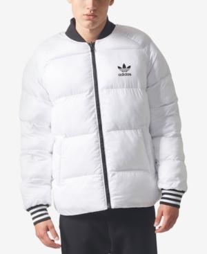 adidas puffer jacket white