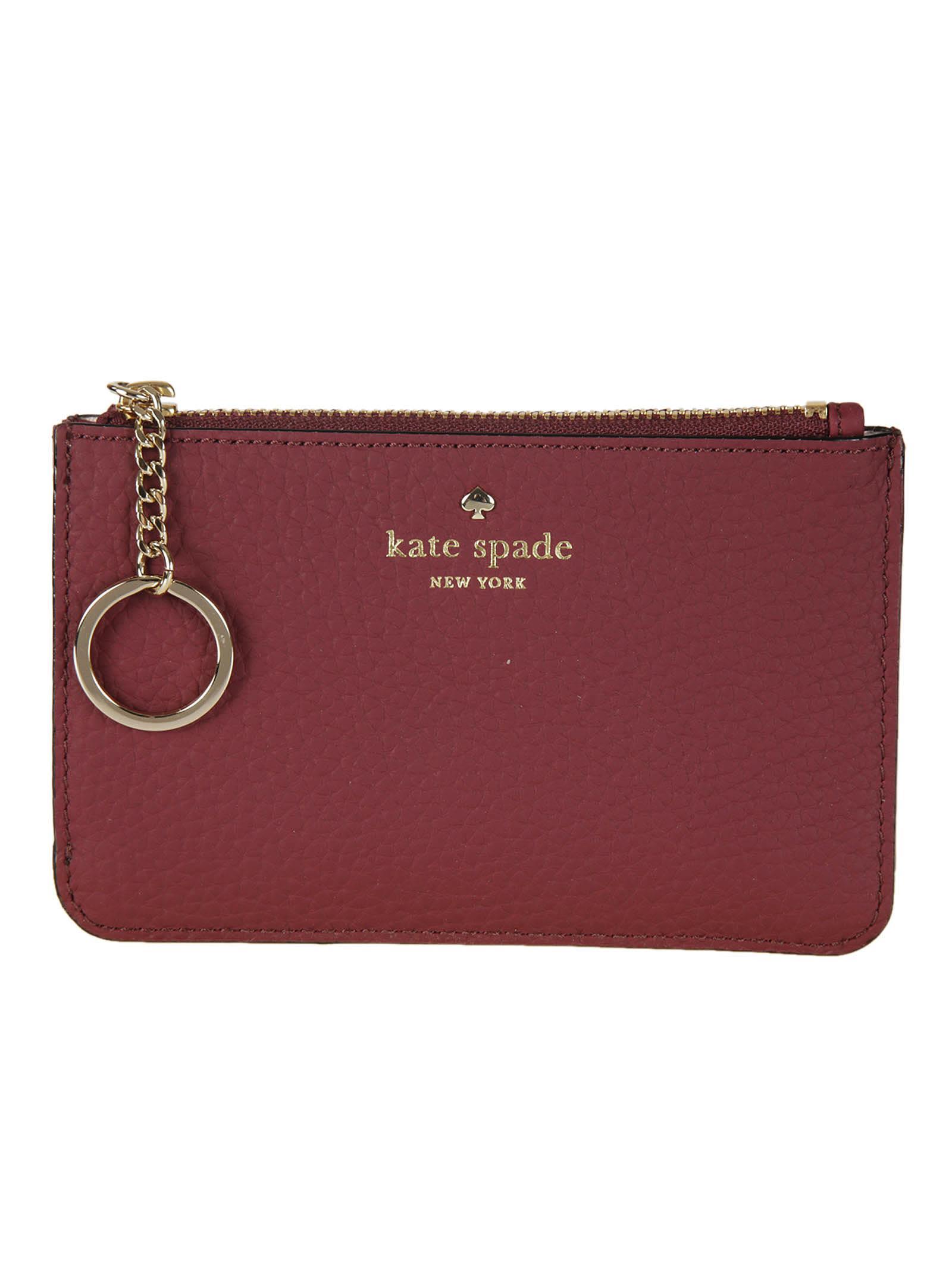 Kate Spade Large Card Holder In Black Cherry ModeSens