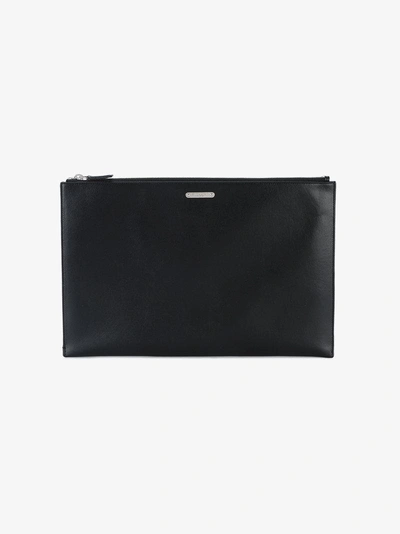 Shop Saint Laurent Grosse Tablettasche In Black