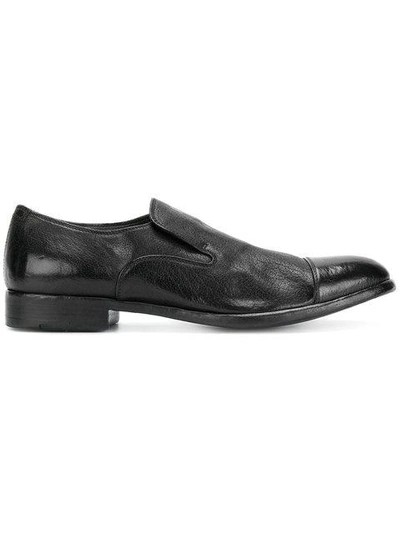 Shop Alberto Fasciani Slip-on Shoes In Black