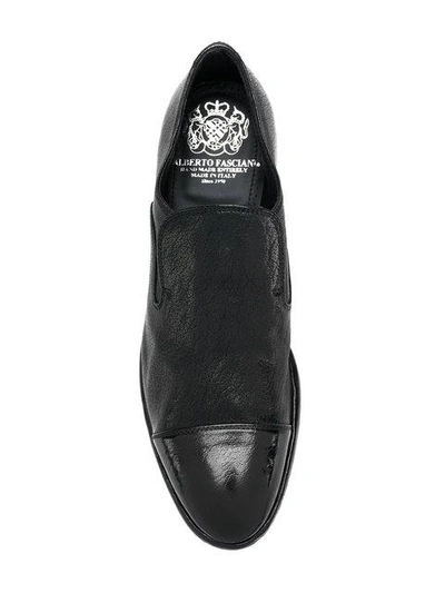 Shop Alberto Fasciani Slip-on Shoes In Black