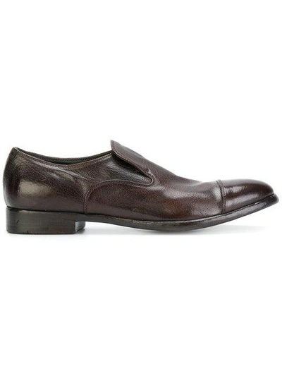 Shop Alberto Fasciani Slip-on Shoes In Brown