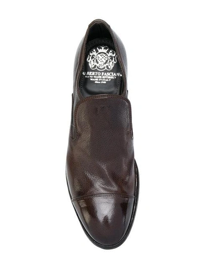 Shop Alberto Fasciani Slip-on Shoes In Brown