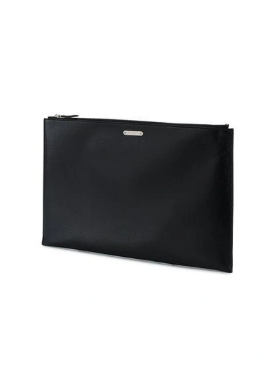 Shop Saint Laurent Large Tablet Holder - Black