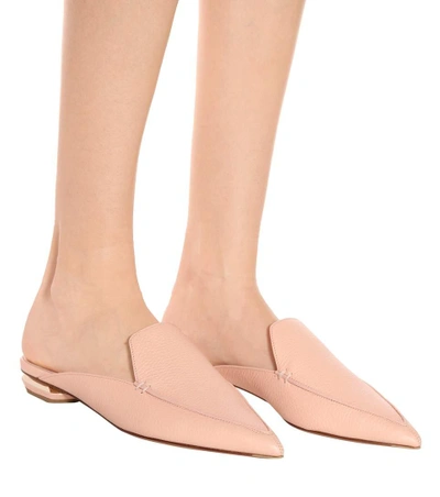 Shop Nicholas Kirkwood Beya Leather Mules In Pink