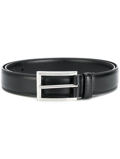 Shop Prada Classic Belt - Black