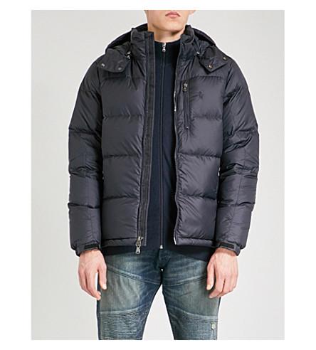 polo ralph lauren aviator navy hooded down jacket