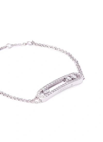 Shop Messika 'move Classic Pavé' Diamond 18k White Gold Bracelet