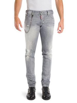 light grey ripped jeans