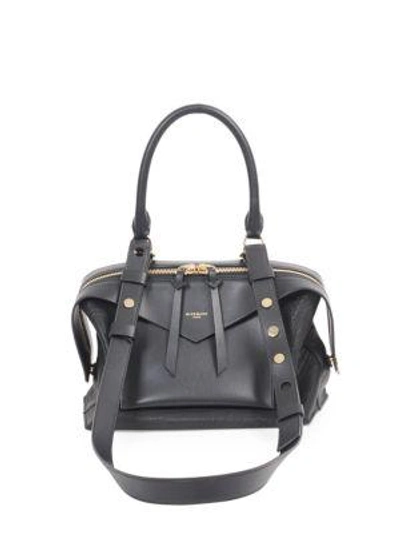 Shop Givenchy Archimede Leather Shoulder Bag In Black