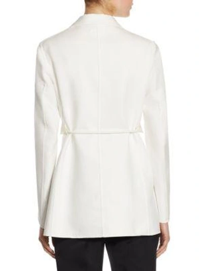 Shop Jil Sander Eastwood Cotton Jacket In White