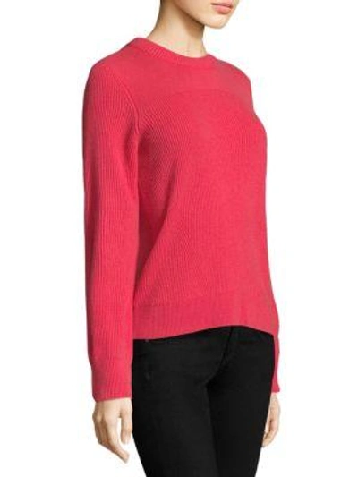 Shop Rag & Bone Ace Ribbed Cashmere Sweater In Coral