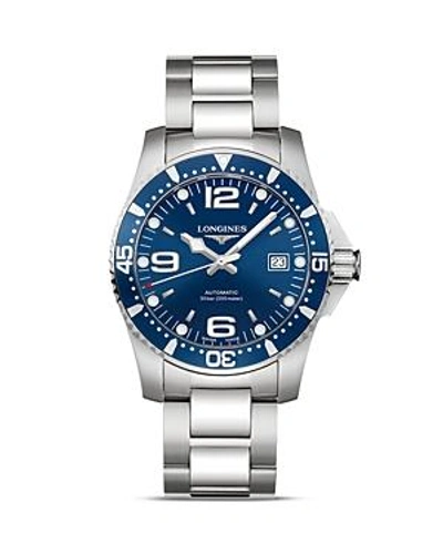 Shop Longines Hydro Conquest Watch, 41mm In Silver
