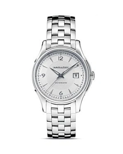 Shop Hamilton Jazzmaster Viewmatic Automatic Watch, 40mm In White/silver