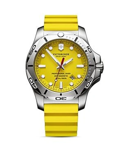 Shop Victorinox Swiss Army Inox Pro Diver Watch, 45mm In Yellow