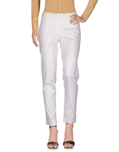 Shop Armani Jeans Casual Pants In White