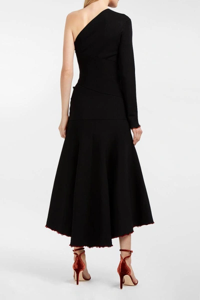 Shop Proenza Schouler One-shoulder Cutout Stretch-knit Dress